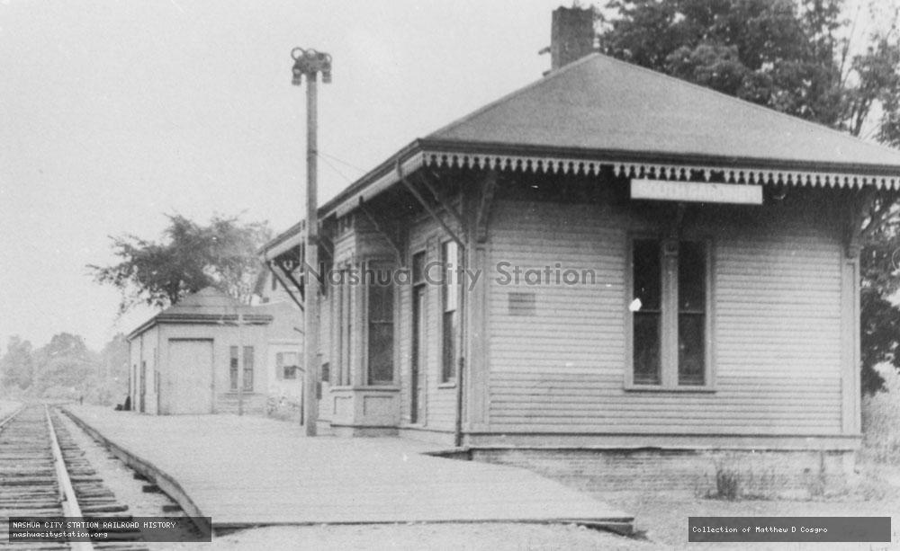 Postcard: Railroad Station, South Gardiner, Maine